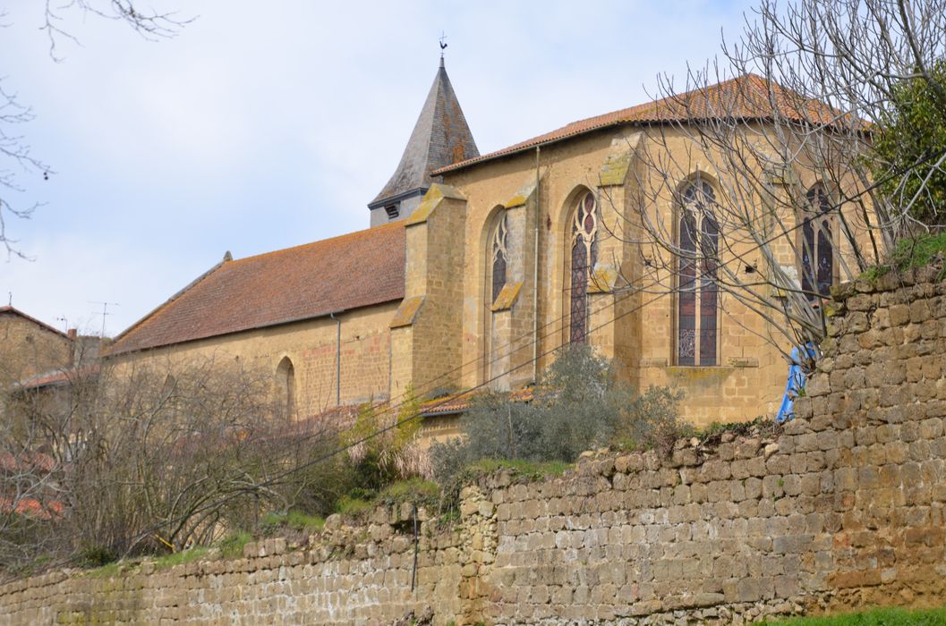 chevet, flanc sud, vue partielle