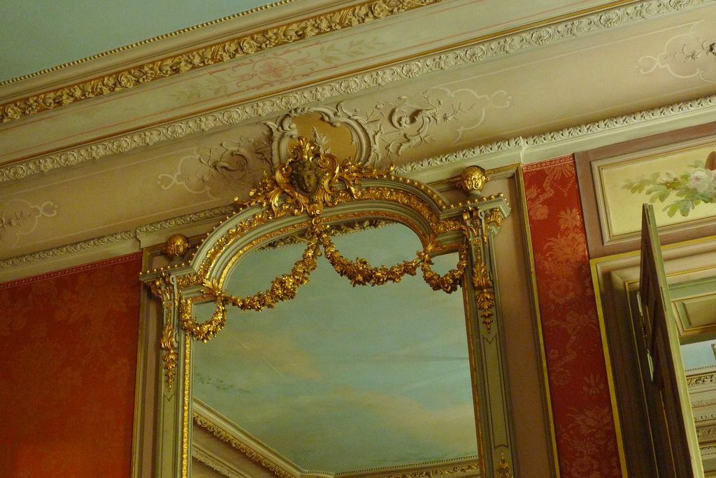 Grand salon Louis XIV, détail des décors.