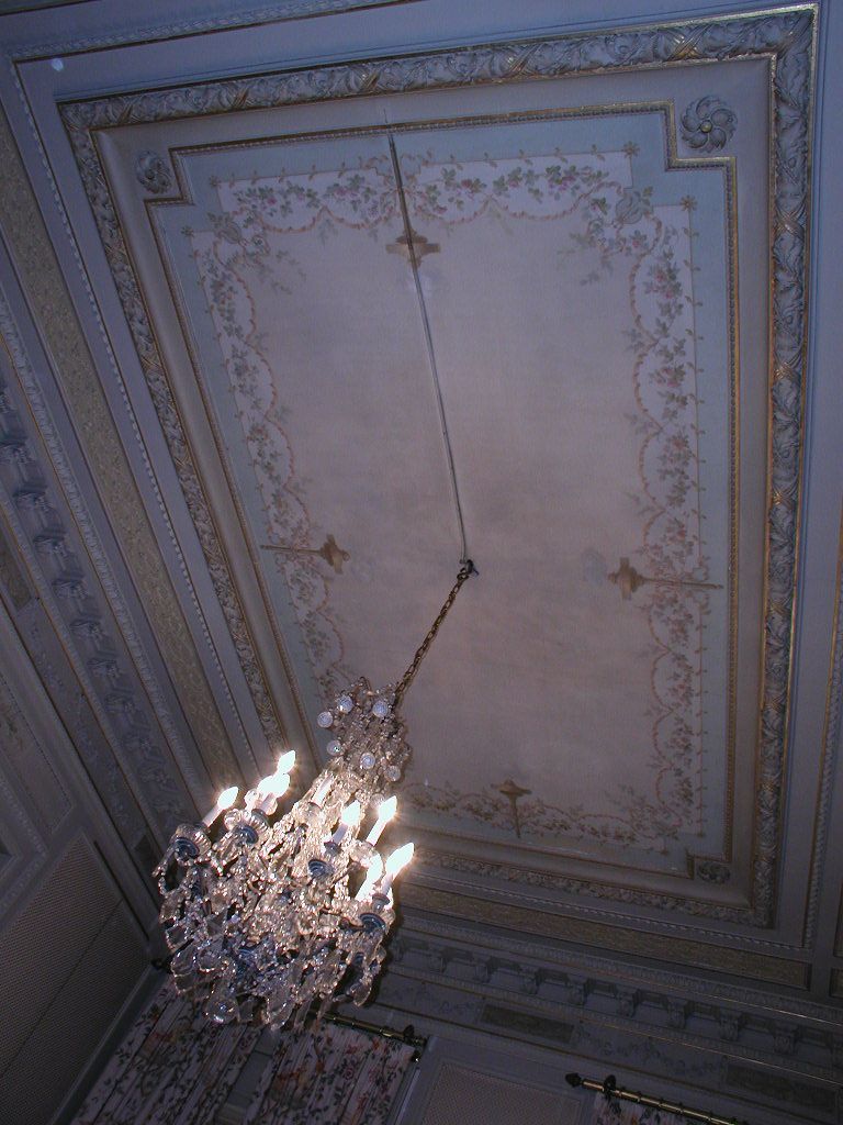 Plafond du grand salon.