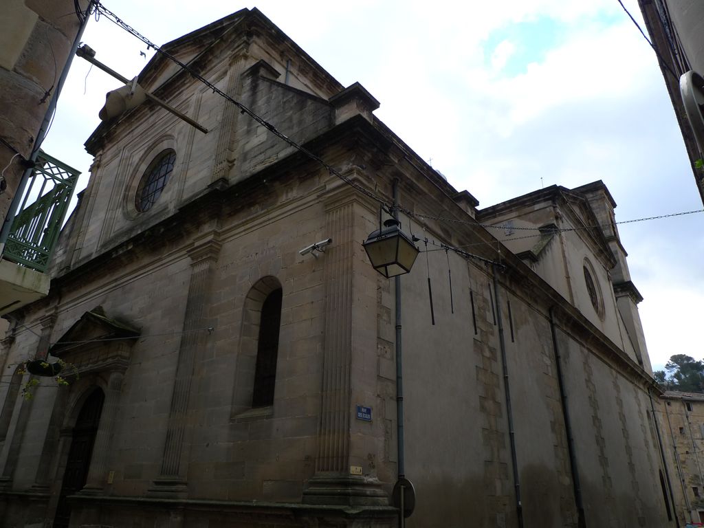 Façade nord, rue de la Lergue, vue du nord-ouest.