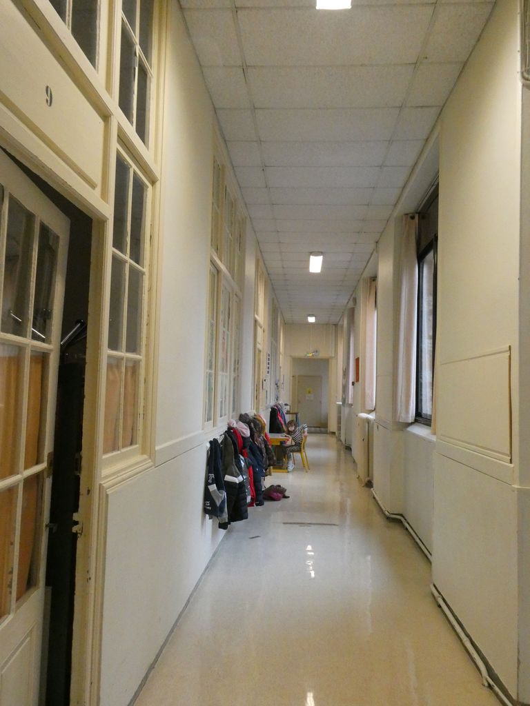 Couloir des classes.