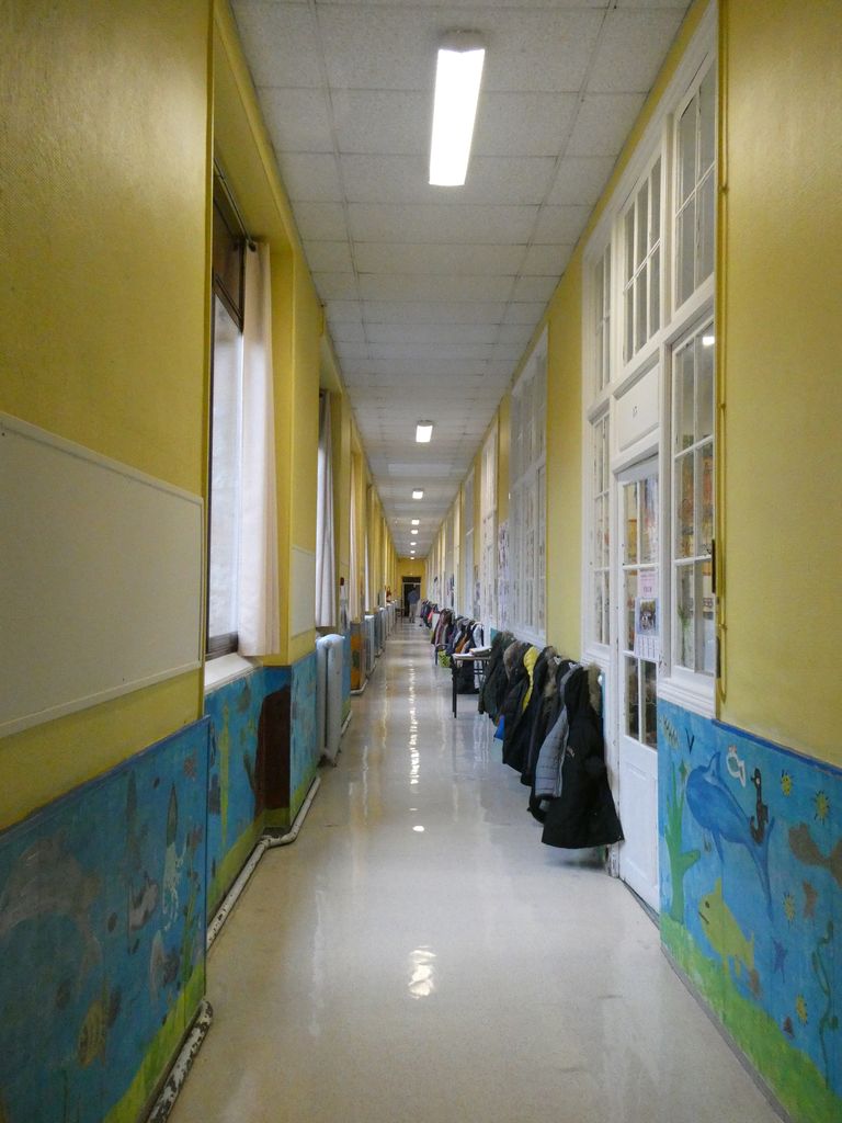 Couloir des classes.