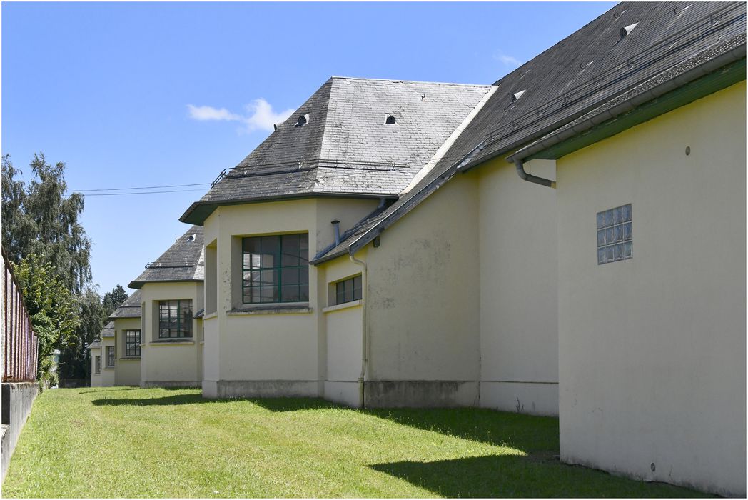 aile nord, façade nord, vue partielle