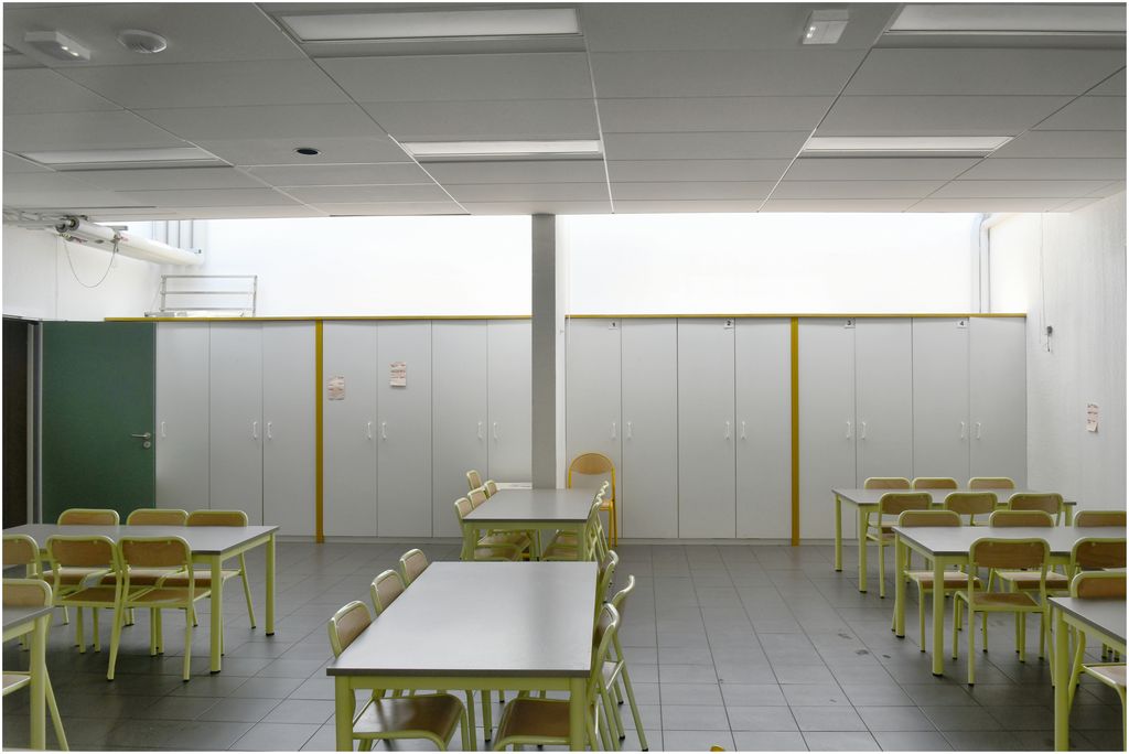 Ecole maternelle. Cantine.