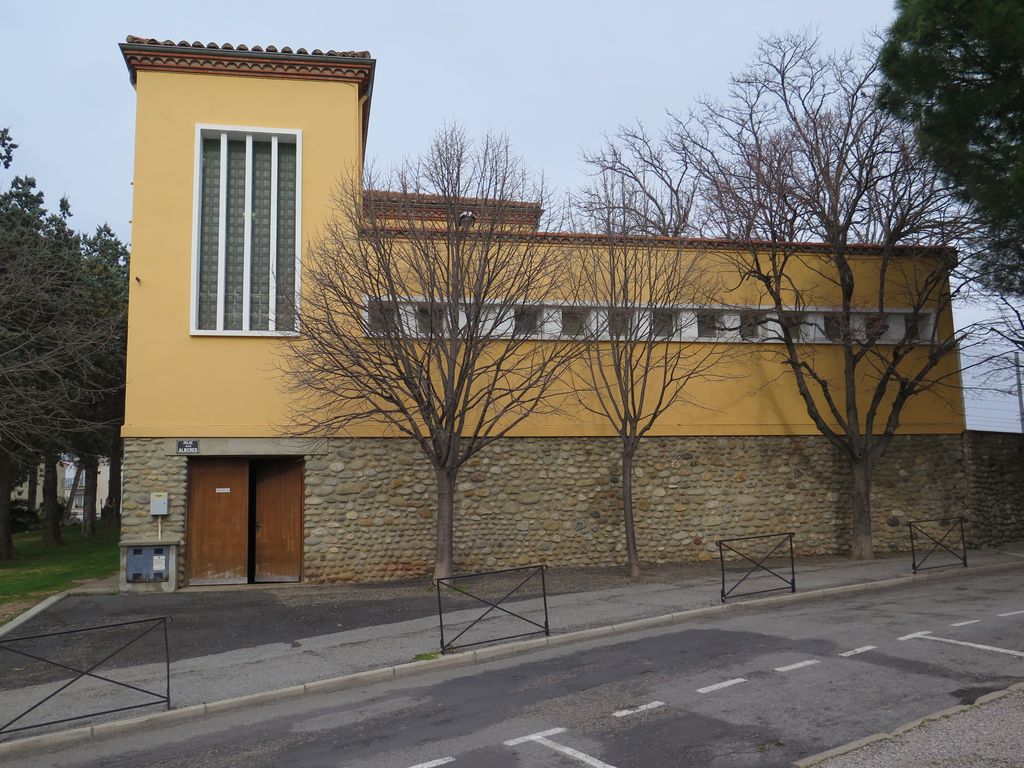 Ancienne école des filles. Façade sur rue de l’extrémité sud.