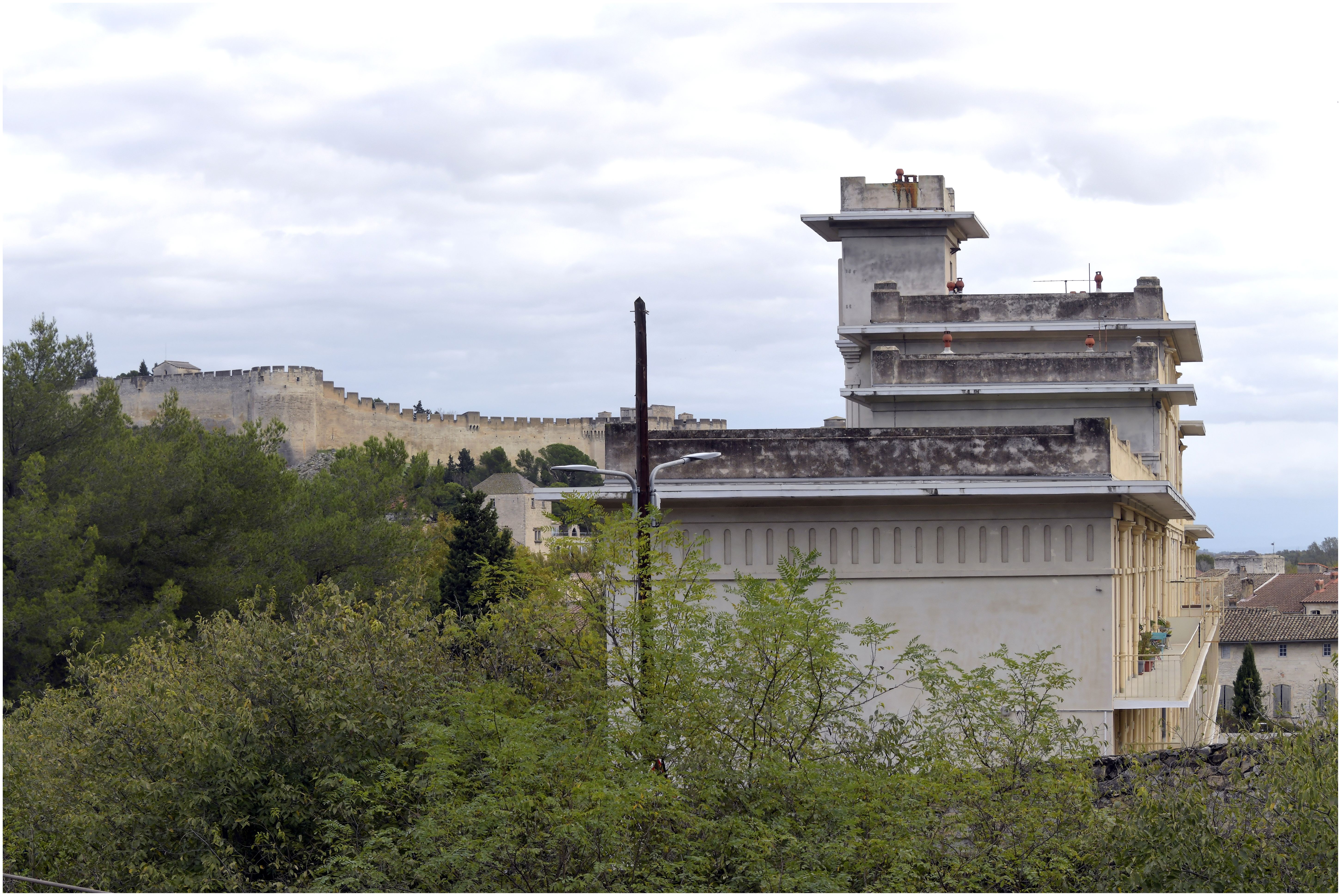 Pignon ouest et façade sur la cour
