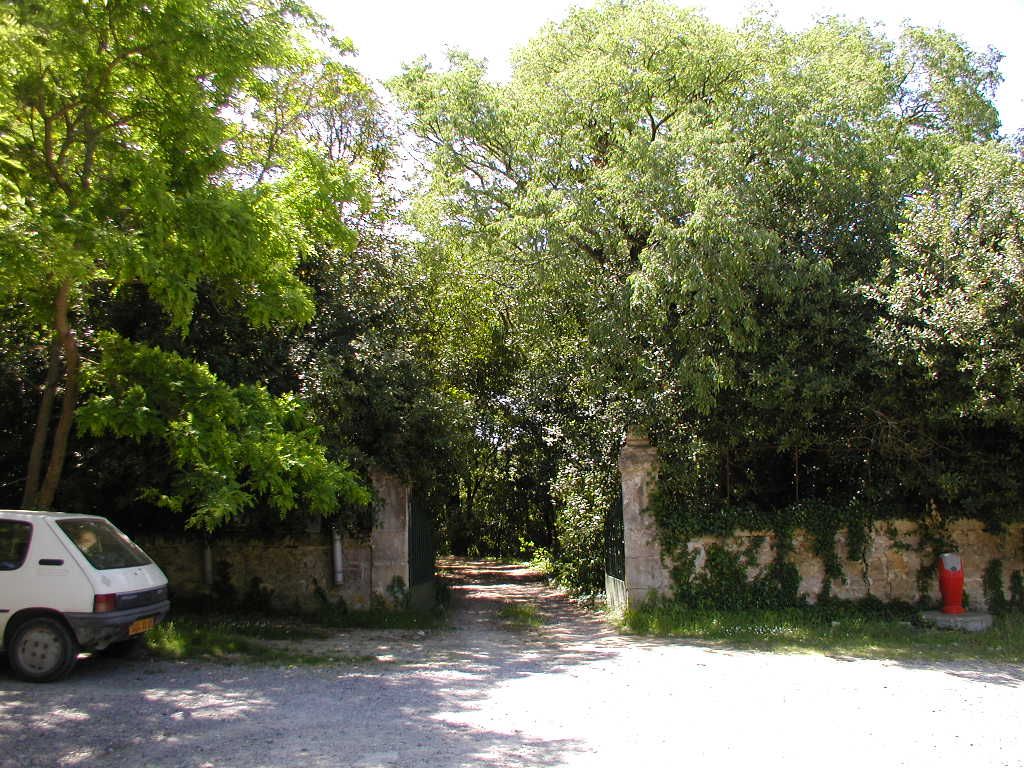 Entrée actuelle du parc.