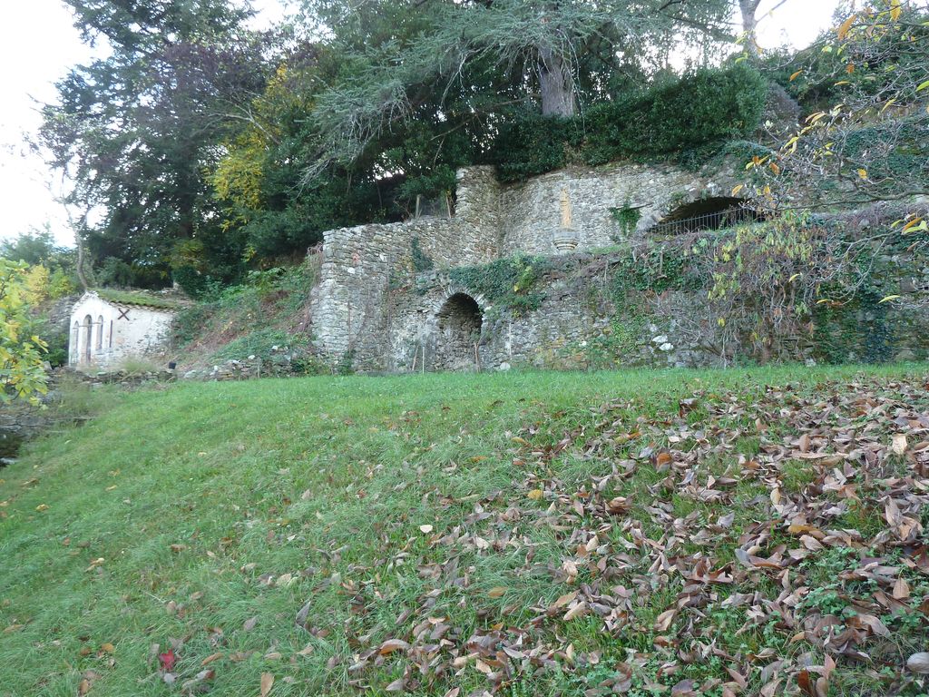 Parc. Mazet et potager.