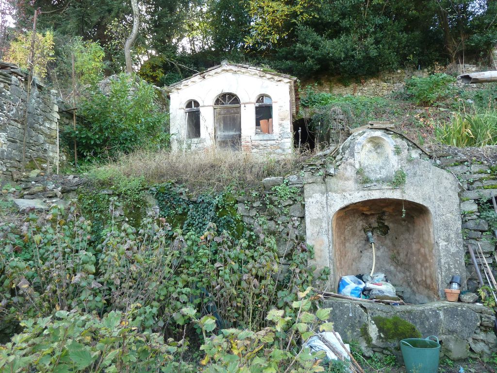 Parc. Mazet et potager.