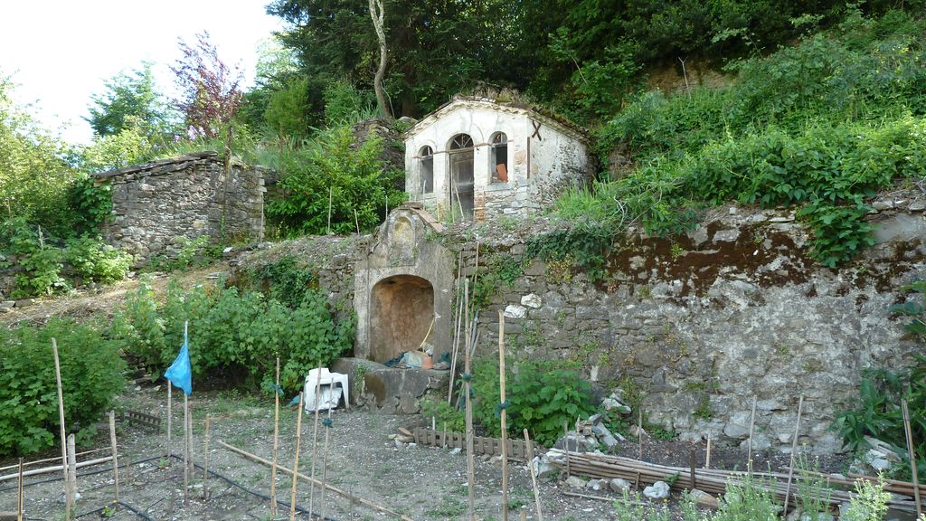 Parc. Mazet et potager.