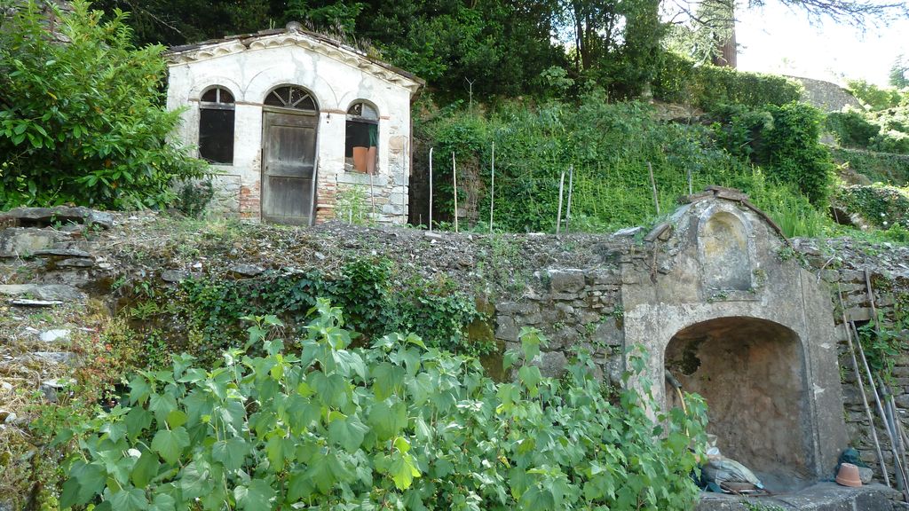 Parc. Mazet et potager.