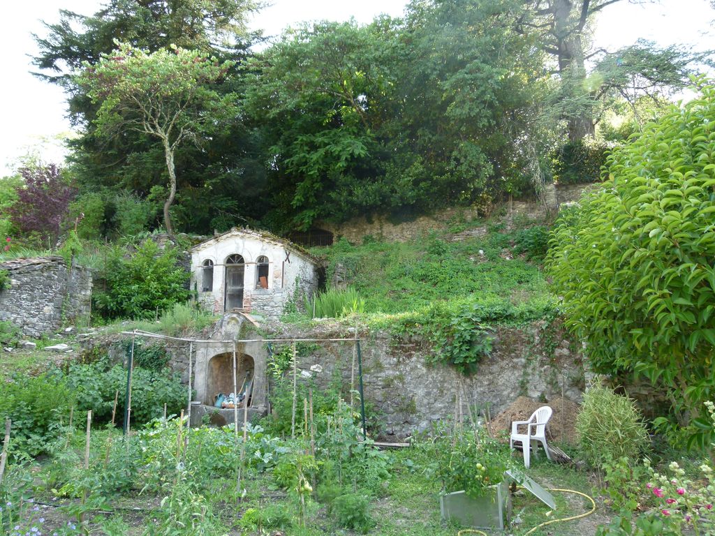 Parc. Mazet et potager.