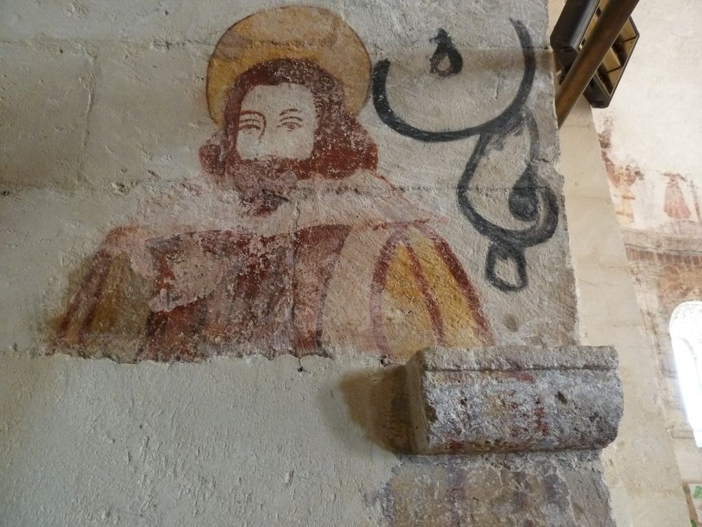 Chapelle nord. Décor peint.