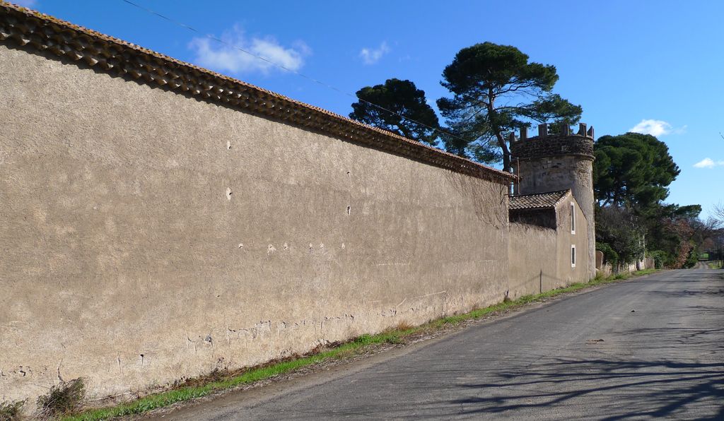 Vue extérieure enceinte sud-ouest