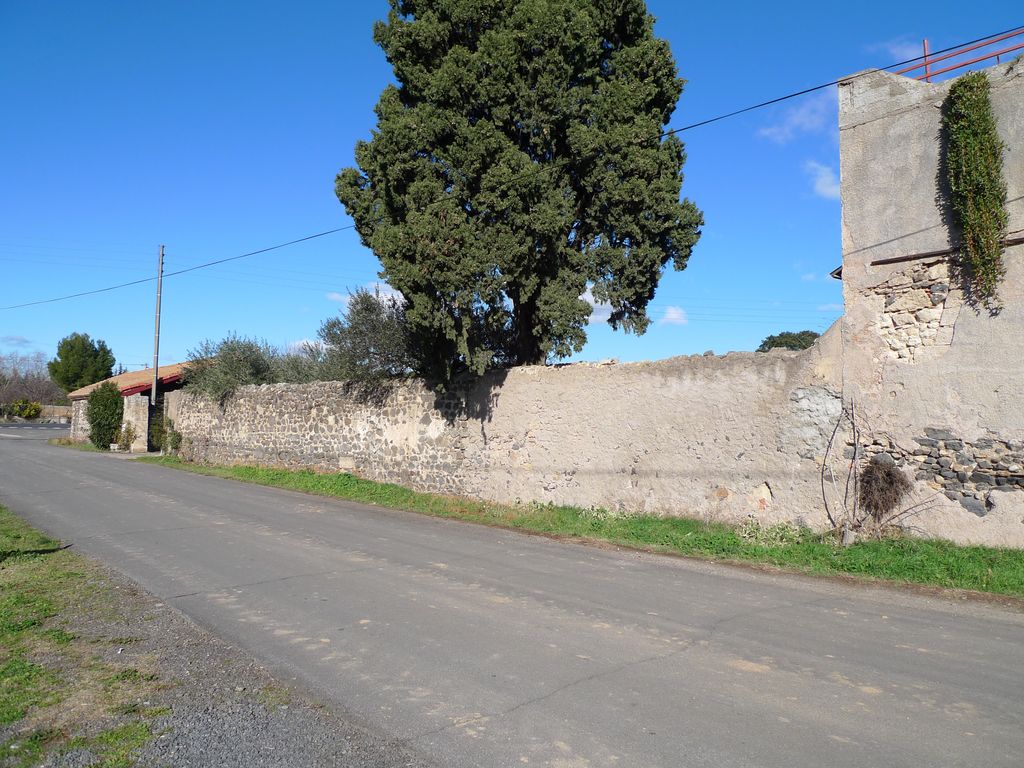 Vue extérieure enceinte sud-ouest