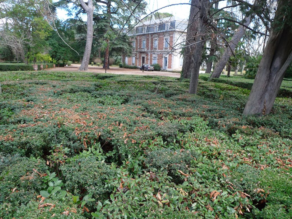 Parc et façade nord du château