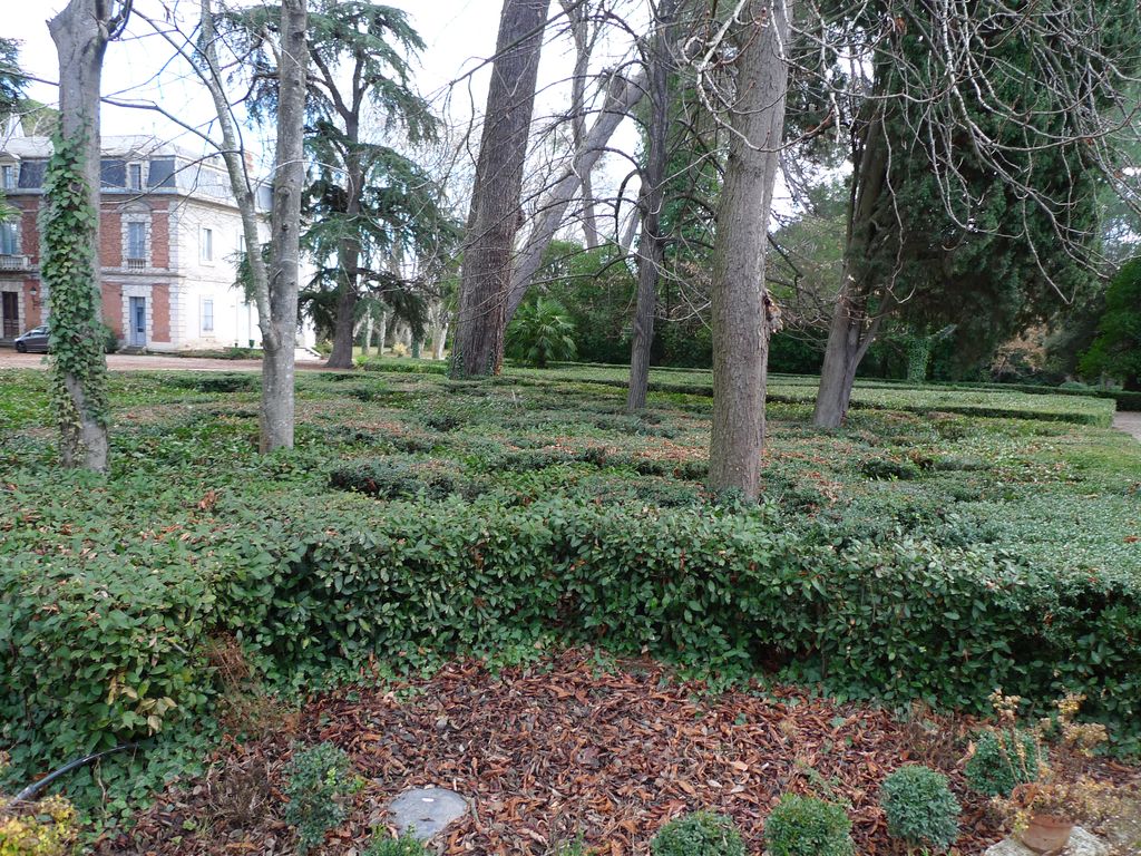 Parc et façade nord du château