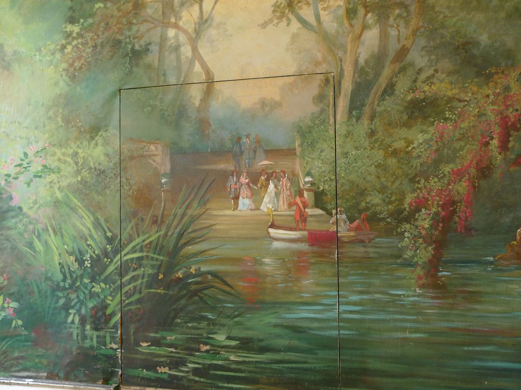 Détail tableau Raphaël Ponson (salon ouest)