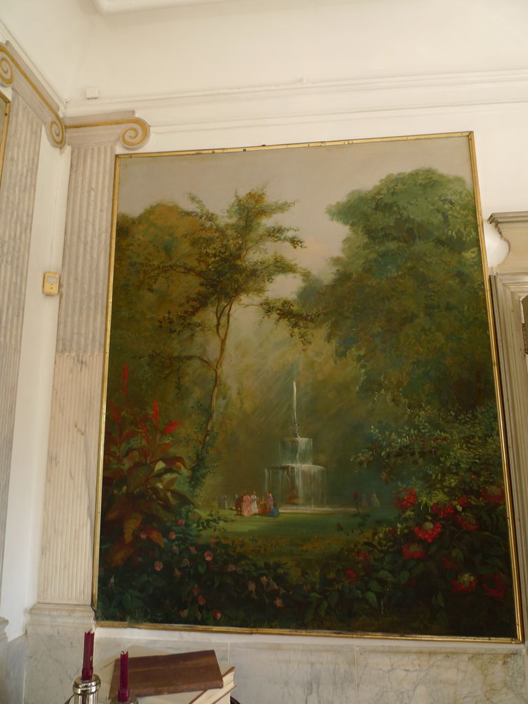 Détail tableau Raphaël Ponson (salon ouest)