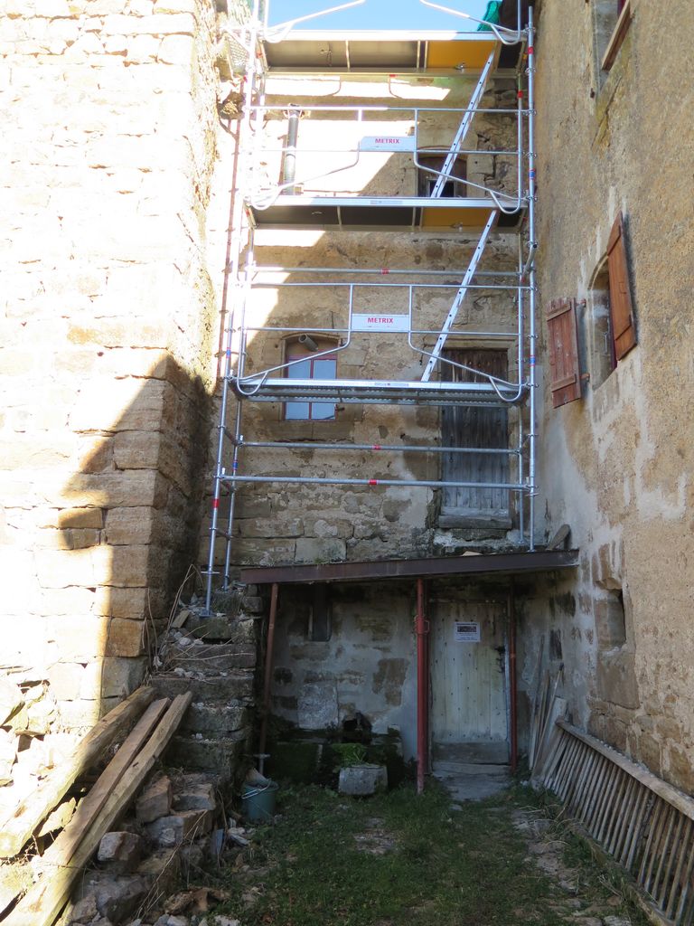 Bâtiment nord en fond de cour