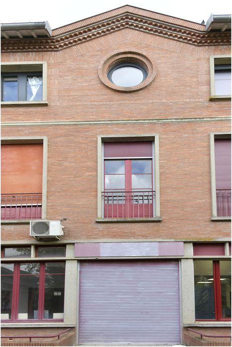 aile nord, vue partielle de la façade sud-ouest