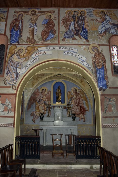 peintures monumentales, vue partielle