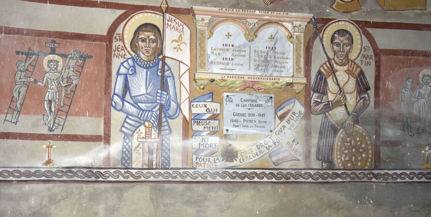 peintures monumentales, détail