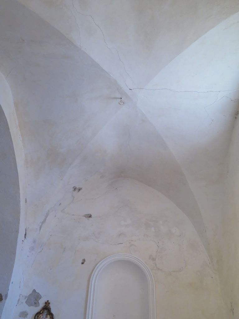 Intérieur. Chapelle sud. Voûte d’arêtes