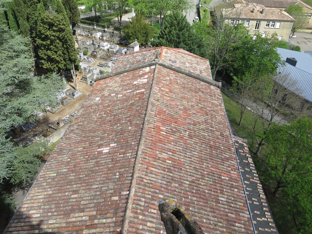 Toiture de la nef