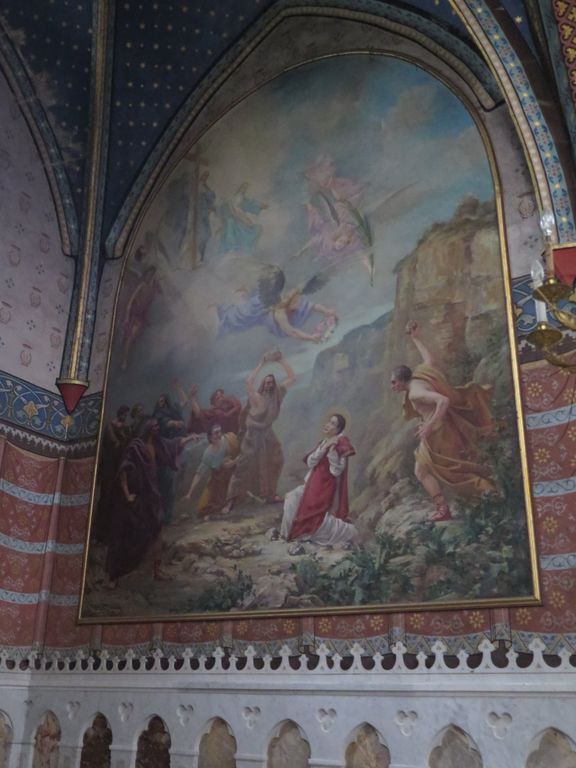 3e chapelle sud. Peinture de Ourtal 1894