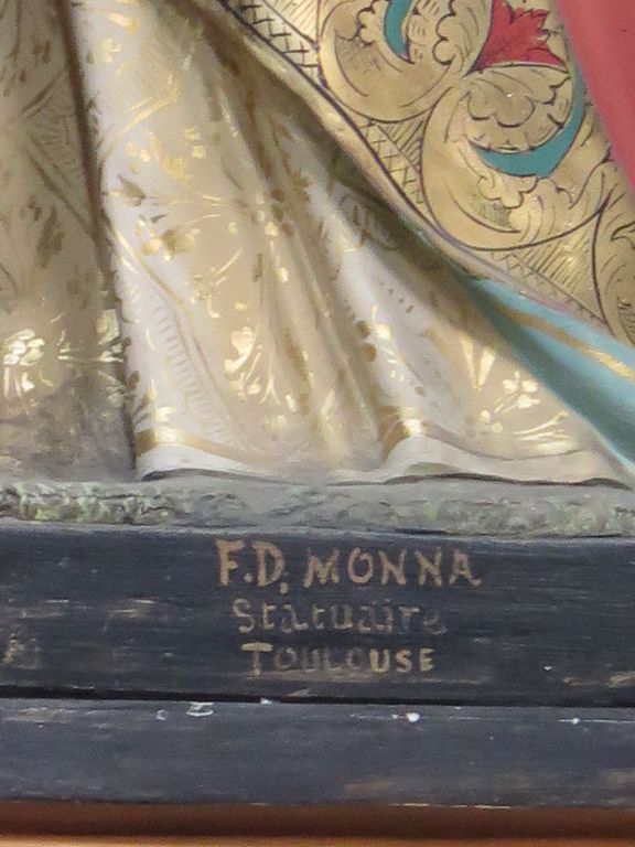 4e chapelle nord : statue Saint Jude Thadée FD Monna Toulouse