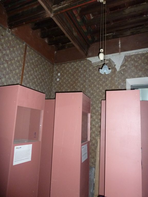 1er étage. Pièce sud-est charpente 3 à caissons