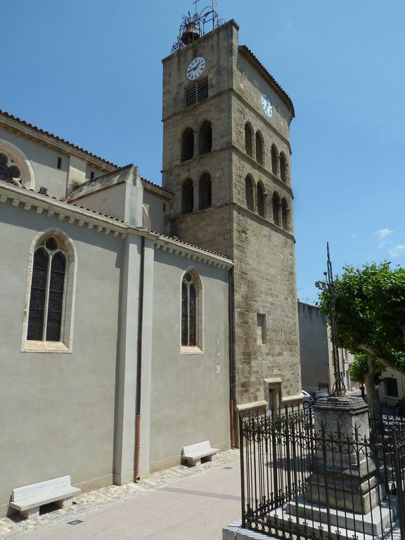 Côté sud de l’église