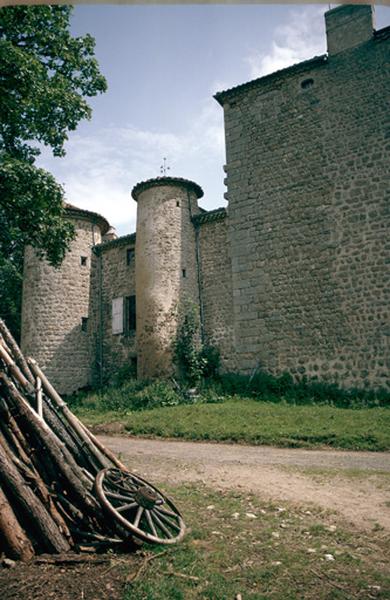 Corps de logis principal, façade Ouest.