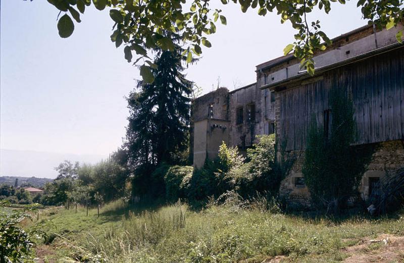 Façade arrière, aile Nord.