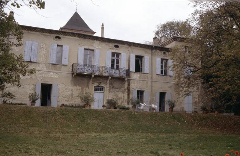 Corps de logis principal, façade Ouest.