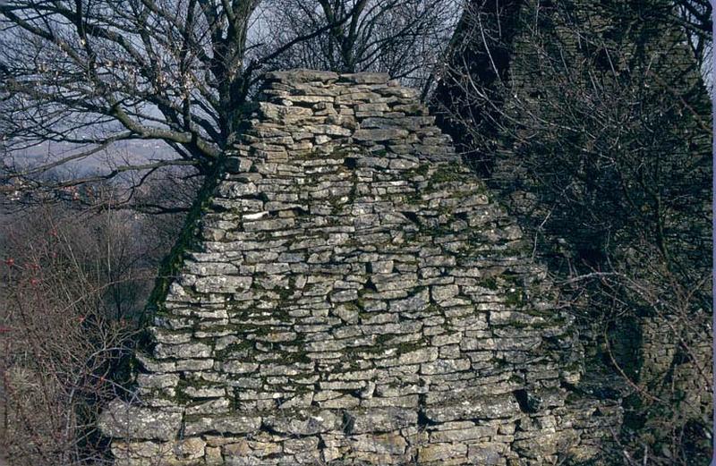 Cabanne Bérillon, toiture en encorbellement.