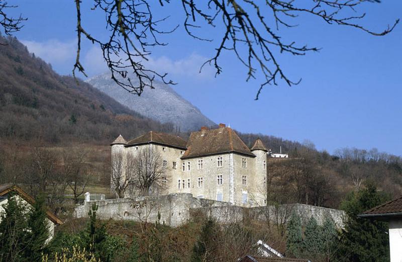 Vue d'ensemble, façades sur cour intérieure.