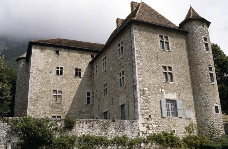 Façades sur cour intérieure, Sud.