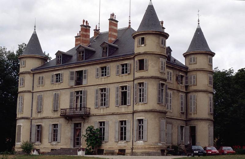 Corps de logis principal, façades sur jardins.