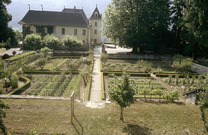 Vue générale du potager.