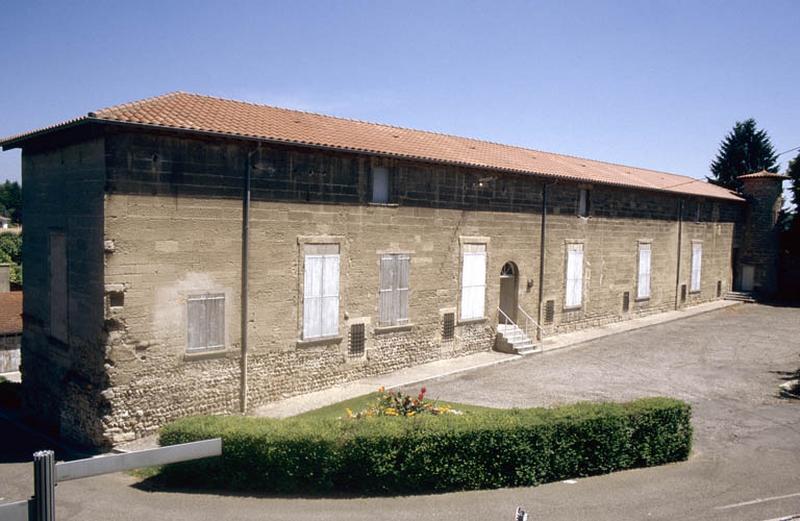 Aile Ouest, façade postérieure.