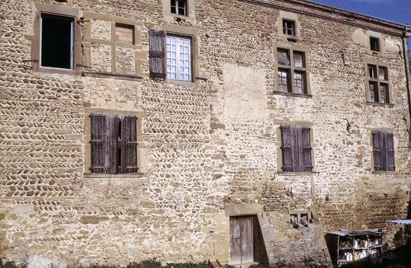 Corps du logis, façade Sud.