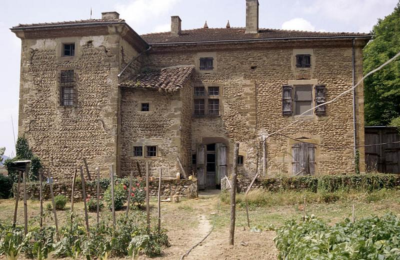 Corps de logis, façade Est, sur jardin.