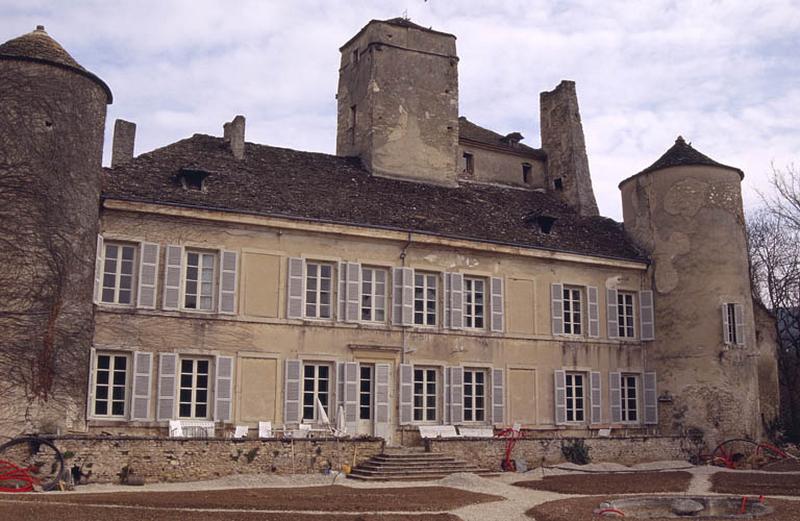 Aile Nord, façade sur jardins.