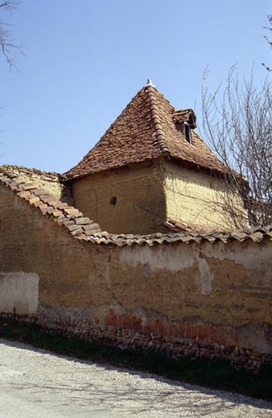 Dépendances et mur de clôture.