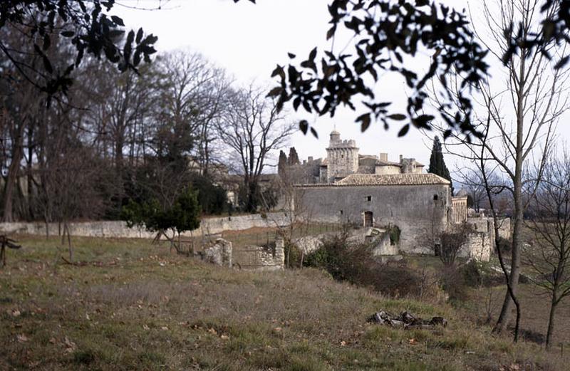 Communs, cour intérieure côté Sud (XIXe s.).