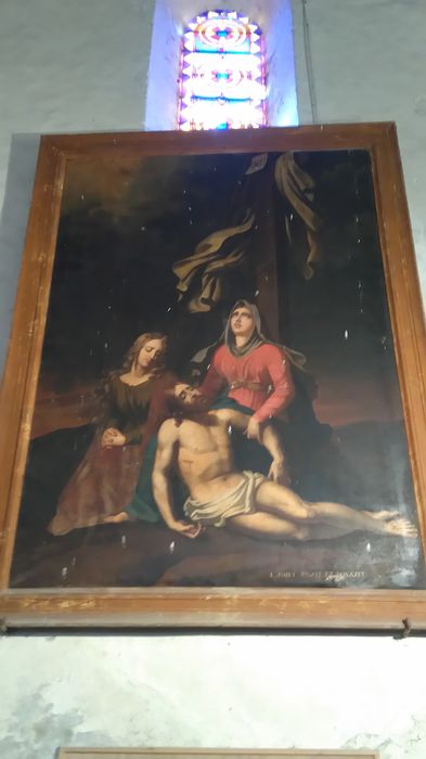 tableau : Déploration sur le Christ mort (la), vue générale - © Ministère de la Culture (France), Direction Régionale des Affaires Culturelles d’Auvergne-Rhône-Alpes – Tous droits réservés