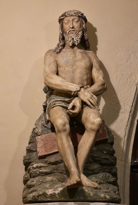 2 statues (grandeur nature) : Ecce Homo, saint Jean-Baptiste