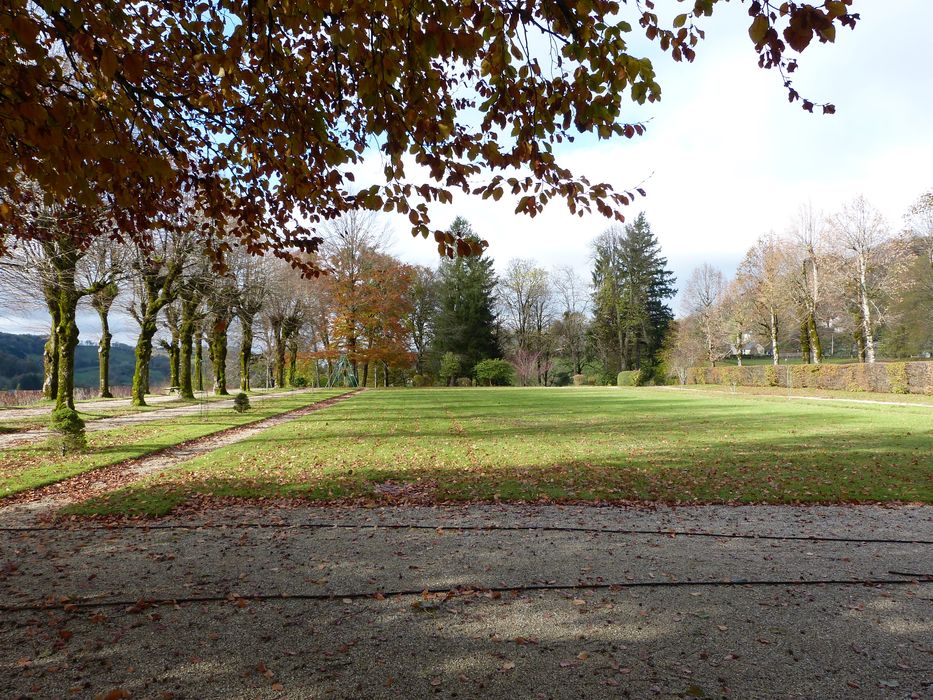 jardin ouest, vue générale